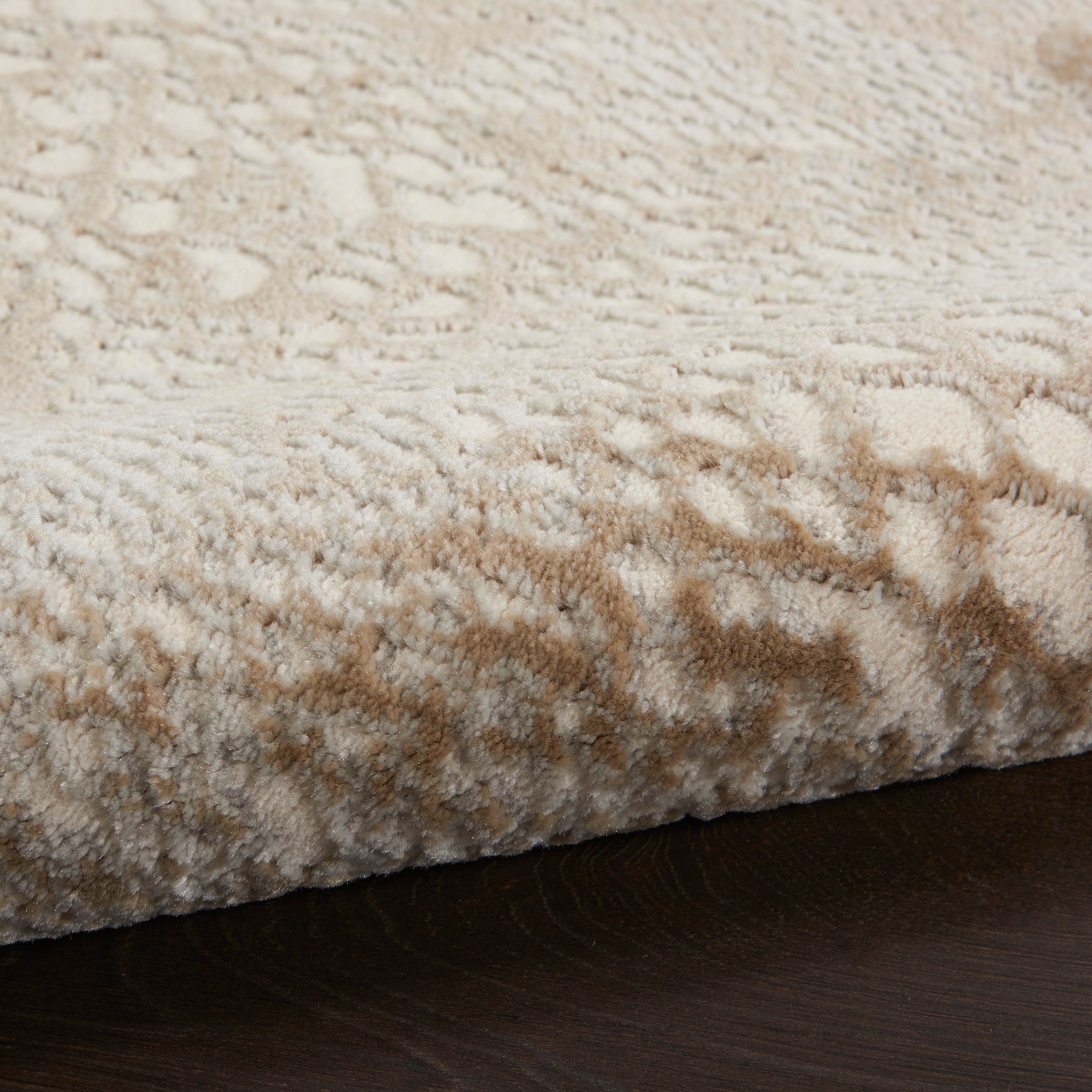 Nourison Solace SLA06 Ivory/Beige Large Rectangle Rug